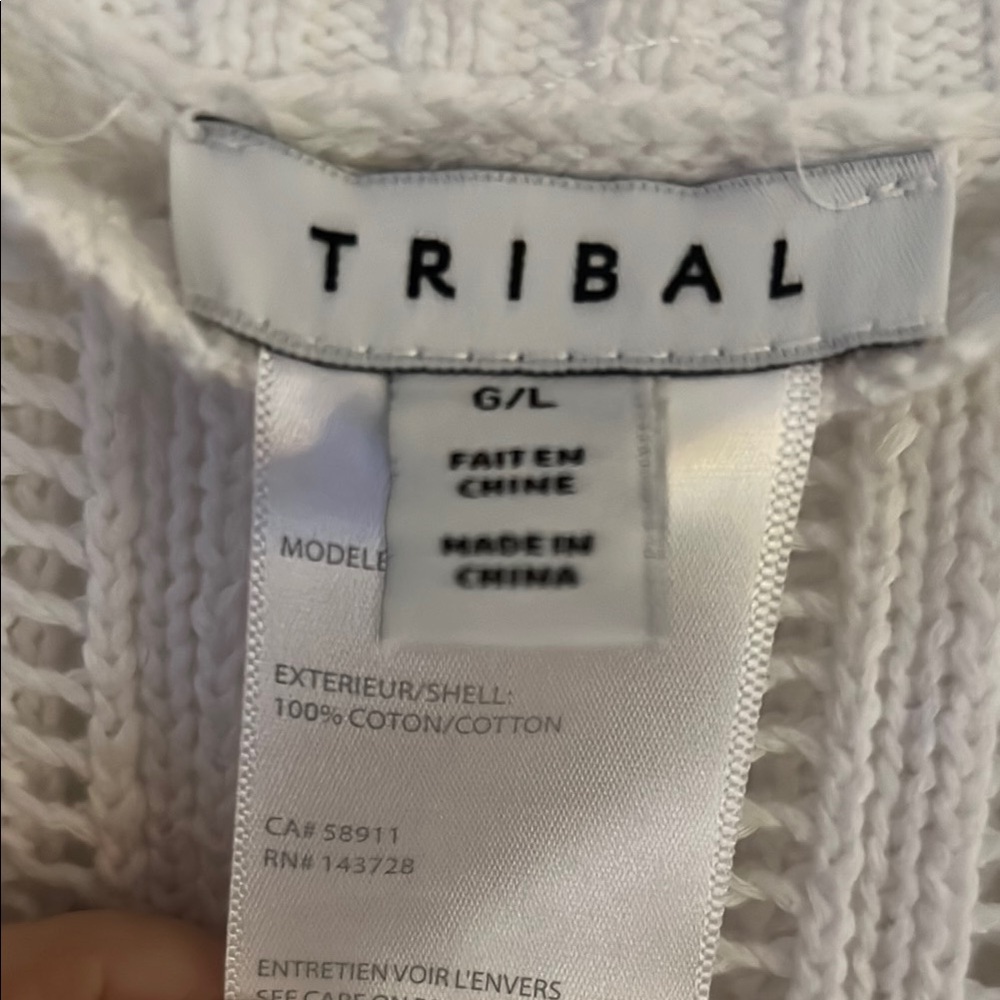 Tribal Women's White Sweater